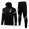 Liverpool Trainingsjack Capuchon 2022-23 Zwarte - Heren